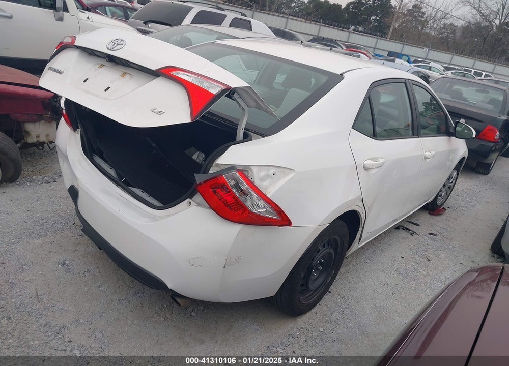 2015 TOYOTA COROLLA VIN: 2T1BURHE0FC280020