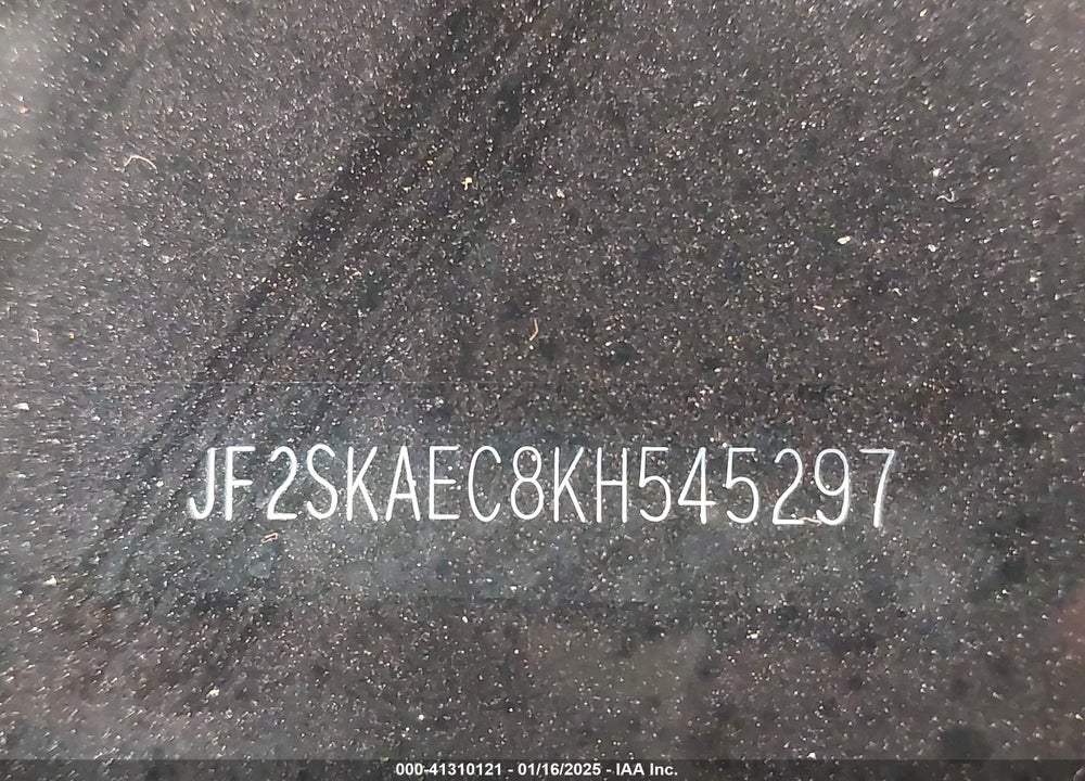 2019 SUBARU FORESTER PREMIUM VIN: JF2SKAEC8KH545297