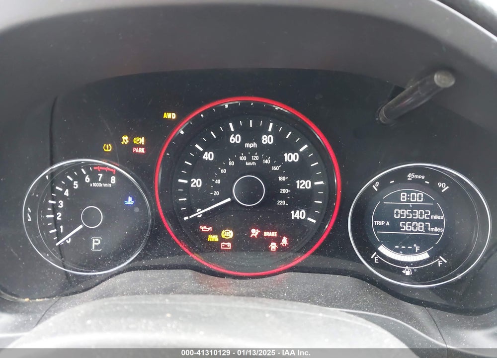 2017 HONDA HR-V VIN: 3CZRU6H7XHM702894
