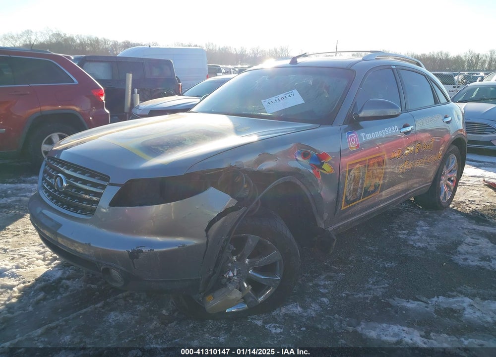 2005 INFINITI FX45 VIN: JNRBS08W45X400315