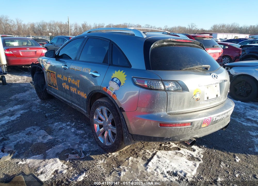 2005 INFINITI FX45 VIN: JNRBS08W45X400315