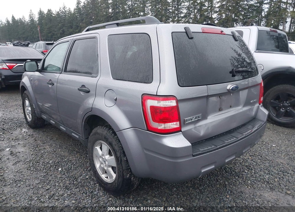 2008 FORD ESCAPE VIN: 1FMCU93148KD40158