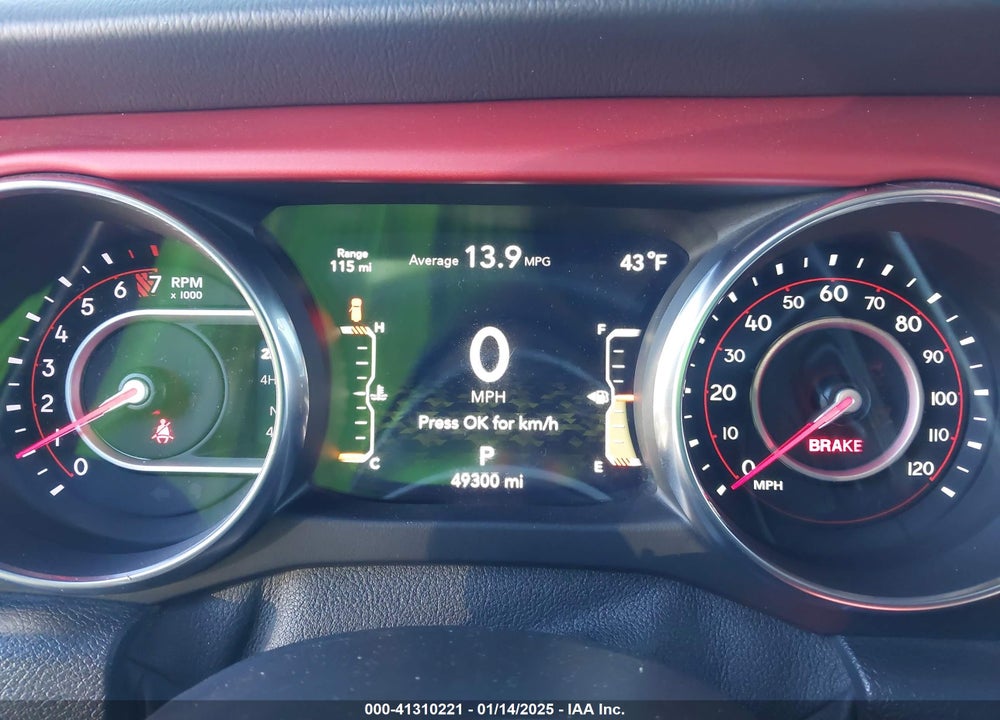 2020 JEEP WRANGLER UNLIMITED VIN: 1C4HJXFG5LW280884