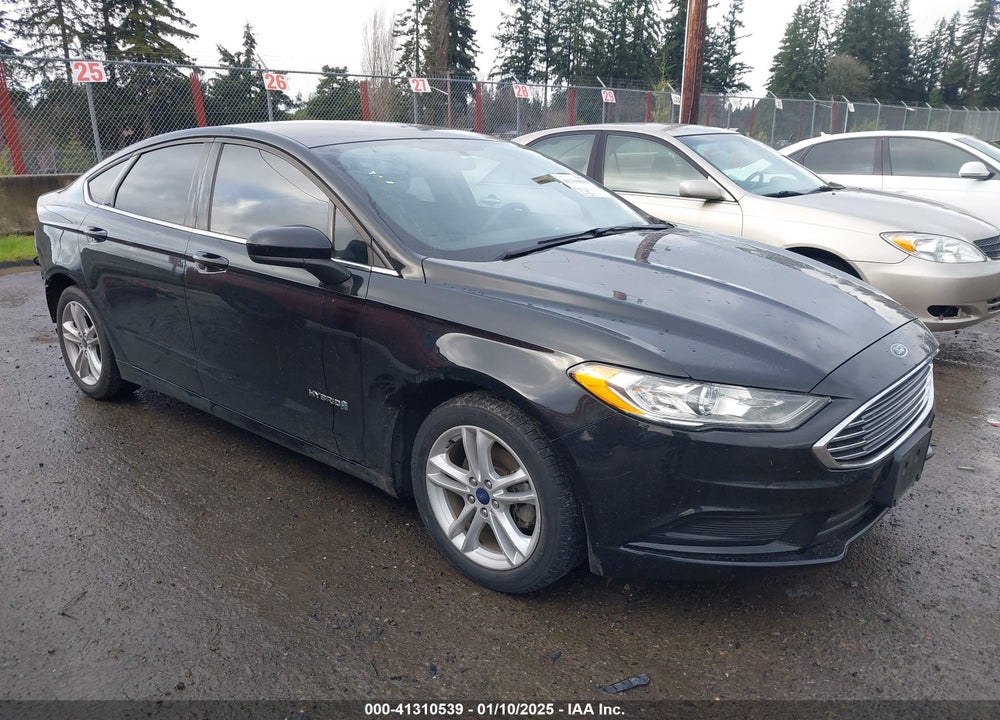 2018 FORD FUSION HYBRID S VIN: 3FA6P0UU4JR182361