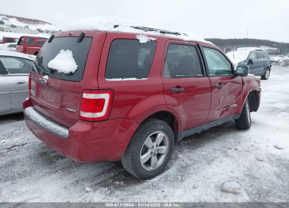 2008 FORD ESCAPE XLT VIN: 1FMCU93168KC40627