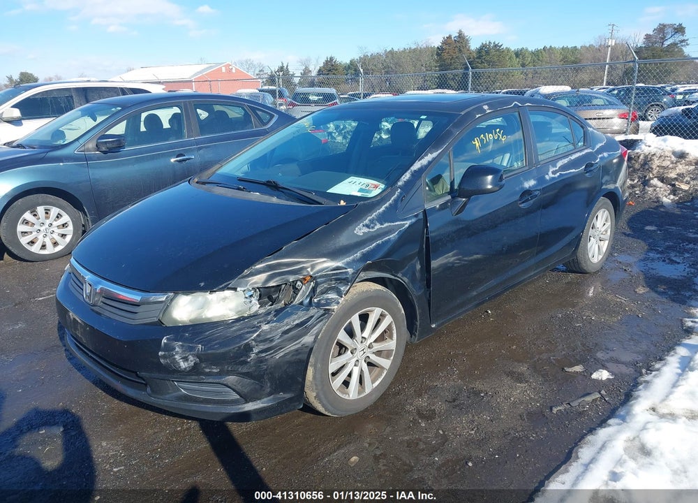 2012 HONDA CIVIC VIN: 2HGFB2F93CH545858