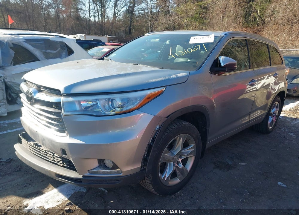 2014 TOYOTA HIGHLANDER LIMITED PLATINUM V6 VIN: 5TDDKRFH0ES029516