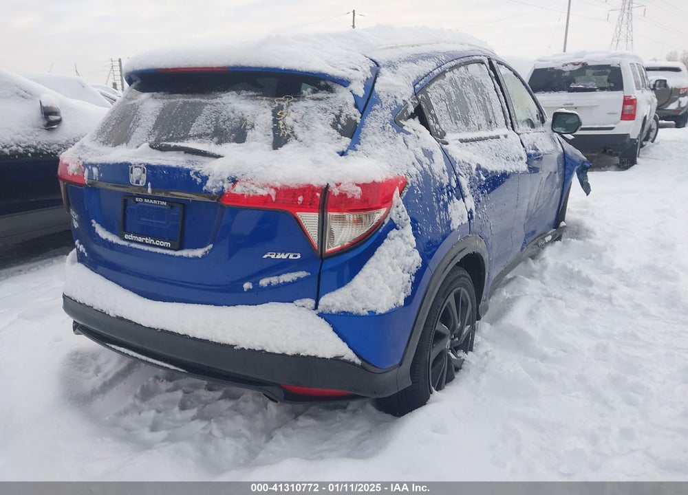 2022 HONDA HR-V VIN: 3CZRU6H1XNM706418