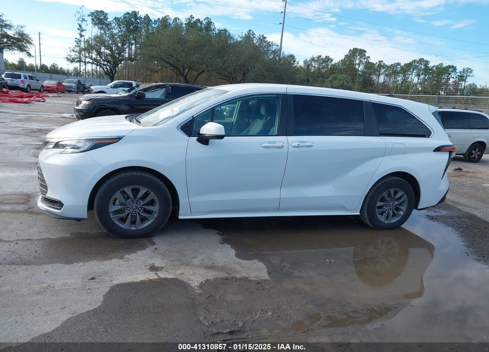 2022 TOYOTA SIENNA LE VIN: 5TDKRKEC3NS110851
