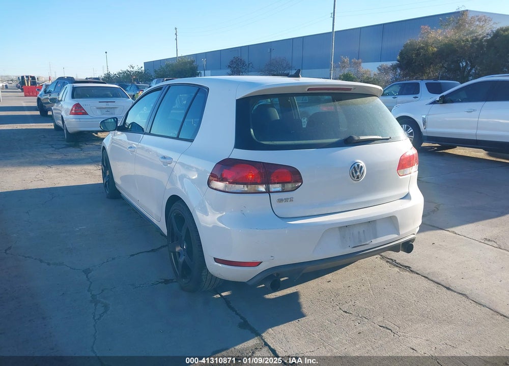 2012 VOLKSWAGEN GTI VIN: WVWHD7AJ4CW012502