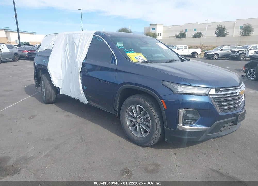 2022 CHEVROLET TRAVERSE FWD LT CLOTH VIN: 1GNERGKW2NJ194027