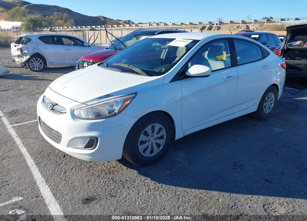 2016 HYUNDAI ACCENT VIN: KMHCT4AE1GU127750