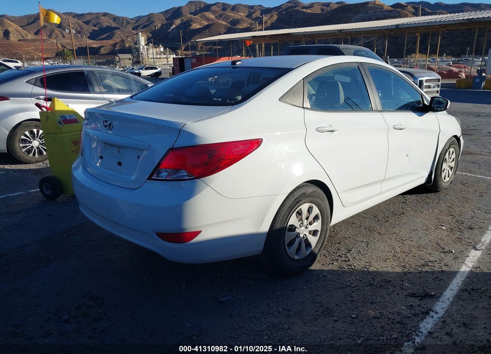 2016 HYUNDAI ACCENT VIN: KMHCT4AE1GU127750