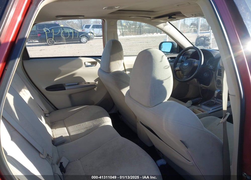 2009 SUBARU IMPREZA VIN: JF1GE60609H522476