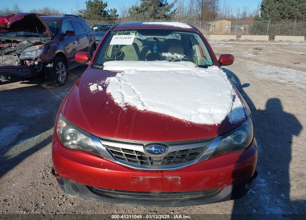 2009 SUBARU IMPREZA VIN: JF1GE60609H522476