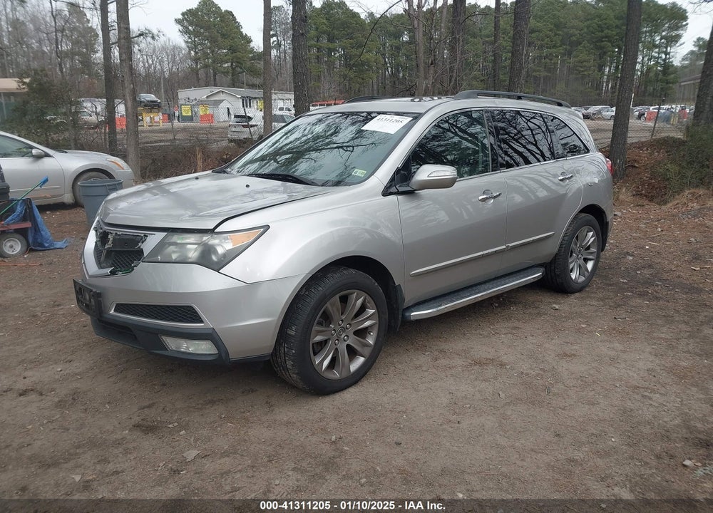 2011 ACURA MDX VIN: 2HNYD2H5XBH540709