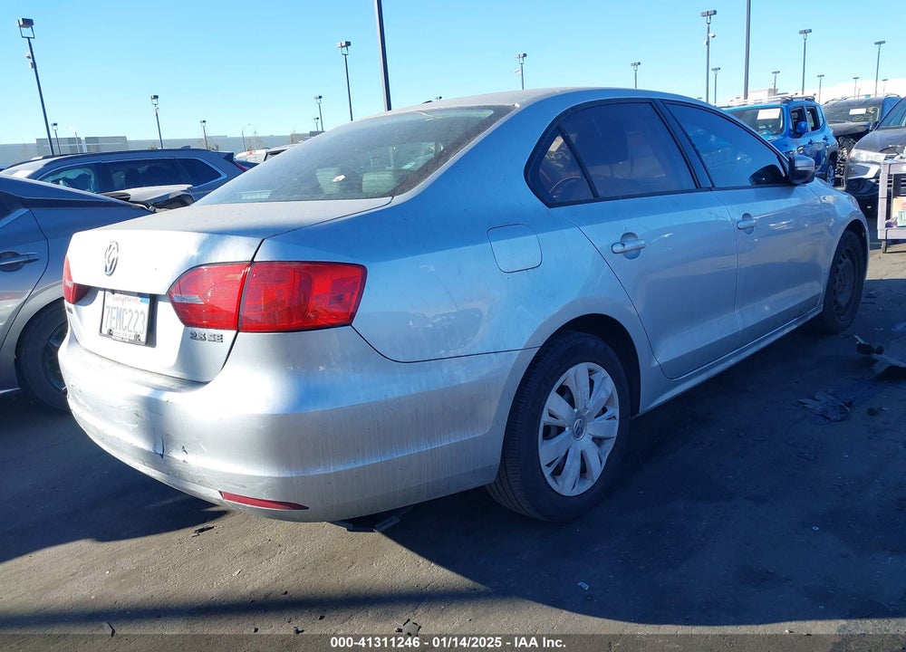 2012 VOLKSWAGEN JETTA 2.5L SE VIN: 3VWDP7AJ3CM131046