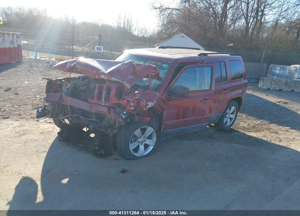 2013 JEEP PATRIOT VIN: 1C4NJRFB4DD234592