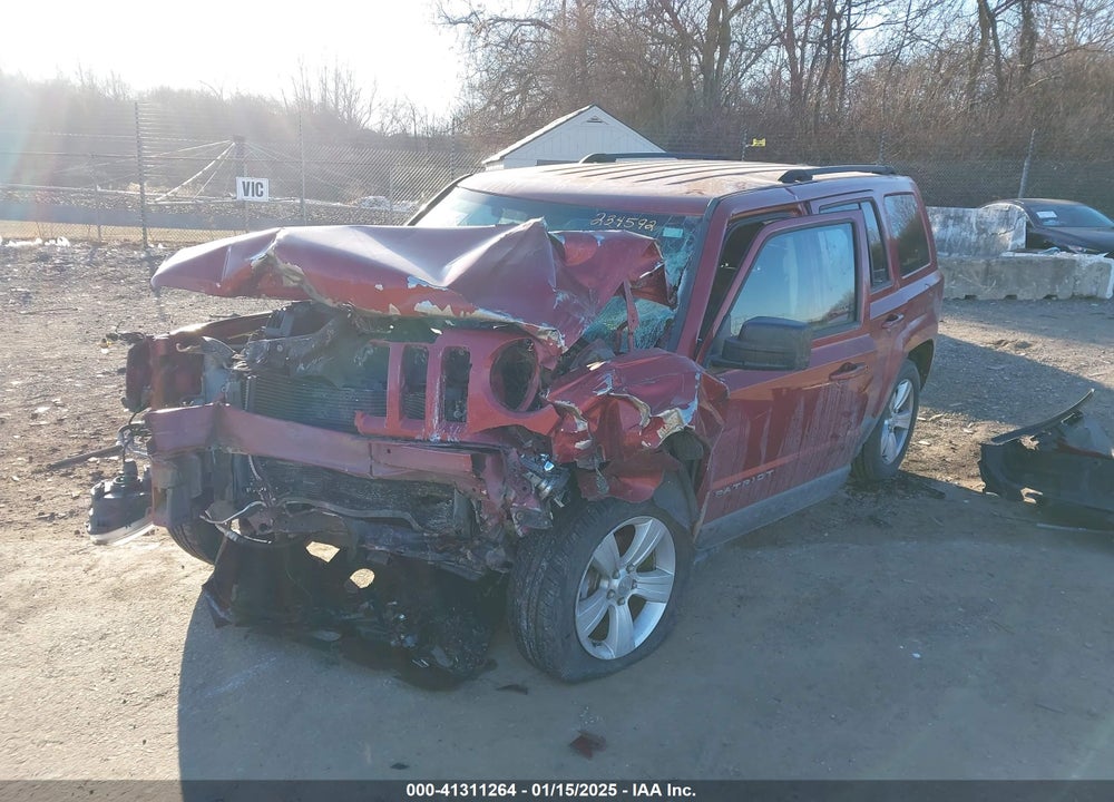 2013 JEEP PATRIOT VIN: 1C4NJRFB4DD234592