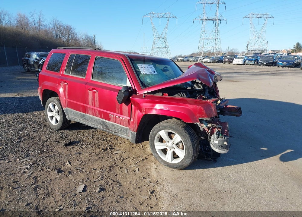 2013 JEEP PATRIOT VIN: 1C4NJRFB4DD234592