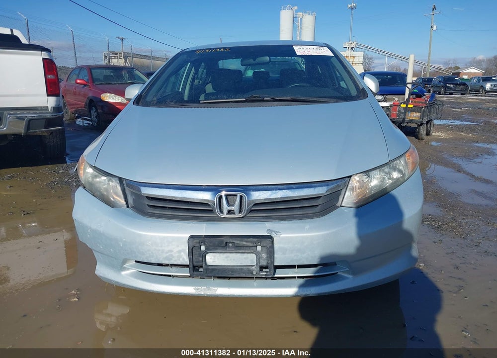 2012 HONDA CIVIC SDN LX VIN: 2HGFB2F58CH555881