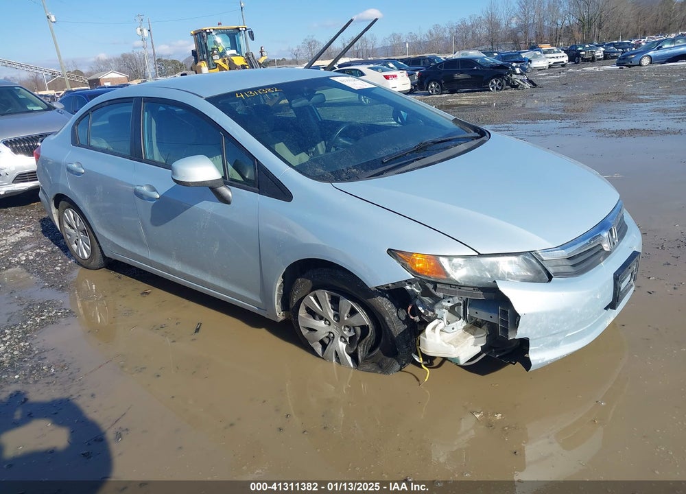 2012 HONDA CIVIC SDN LX VIN: 2HGFB2F58CH555881