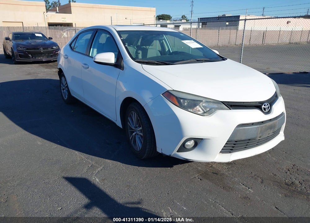 2014 TOYOTA COROLLA L/LE/LE PLS/PRM/S/S PLS VIN: 5YFBURHE0EP025933