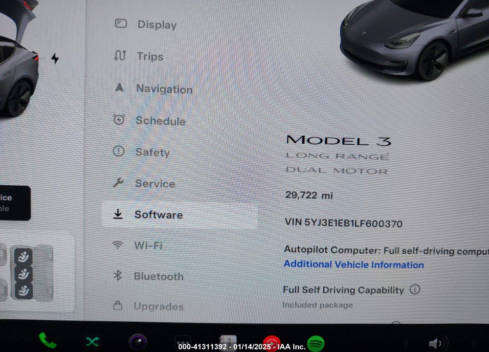 2020 TESLA MODEL 3 VIN: 5YJ3E1EB1LF600370