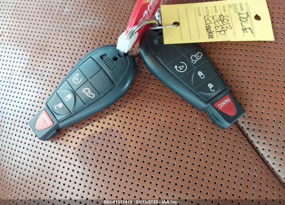 2013 JEEP GRAND CHEROKEE OVERLAND SUMMIT VIN: 1C4RJFCT4DC640553