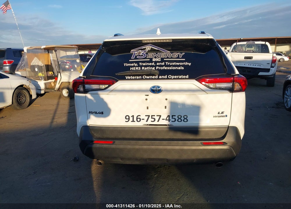2022 TOYOTA RAV4 HYBRID LE VIN: 2T3MWRFV4NW138005