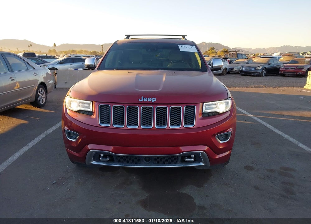 2014 JEEP GRAND CHEROKEE OVERLAND VIN: 1C4RJFCM8EC427440