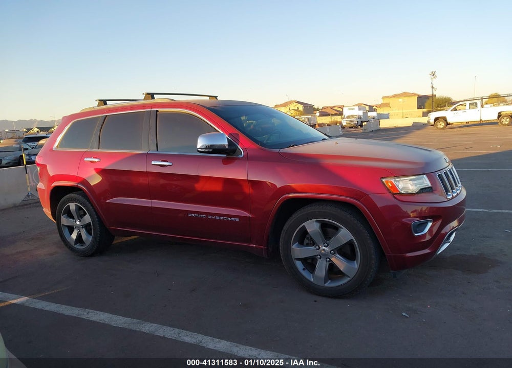 2014 JEEP GRAND CHEROKEE OVERLAND VIN: 1C4RJFCM8EC427440
