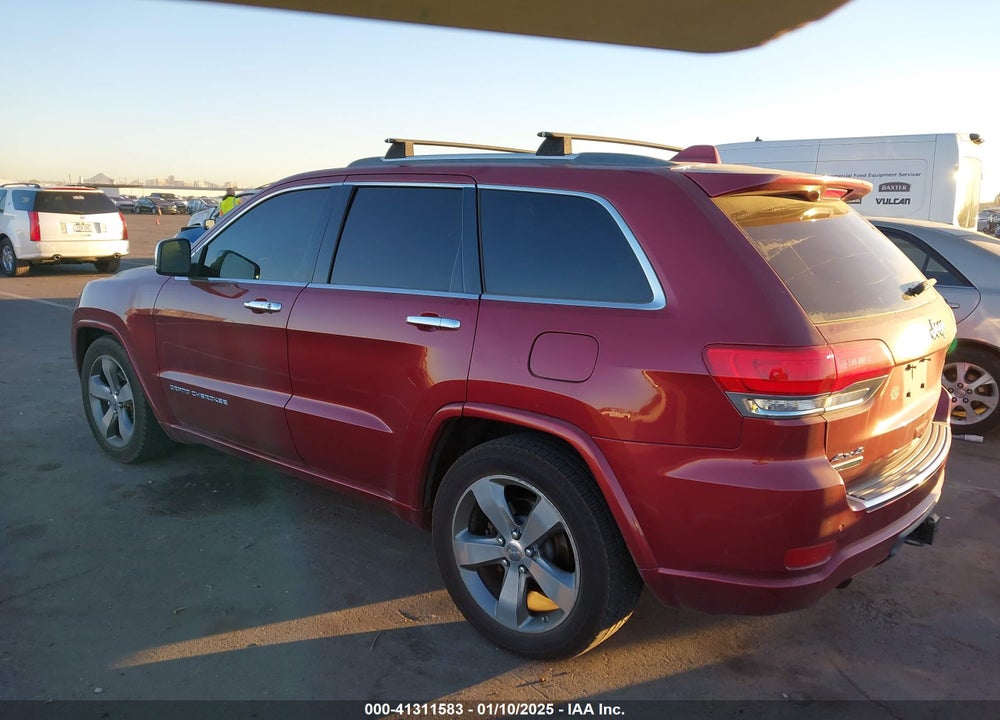 2014 JEEP GRAND CHEROKEE OVERLAND VIN: 1C4RJFCM8EC427440