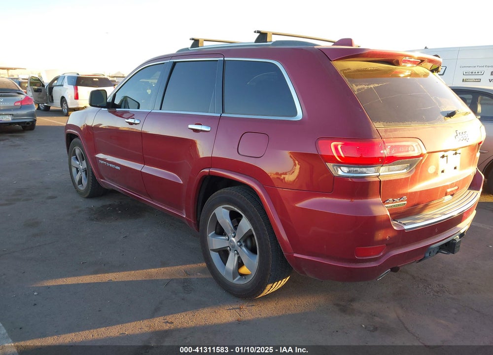 2014 JEEP GRAND CHEROKEE OVERLAND VIN: 1C4RJFCM8EC427440