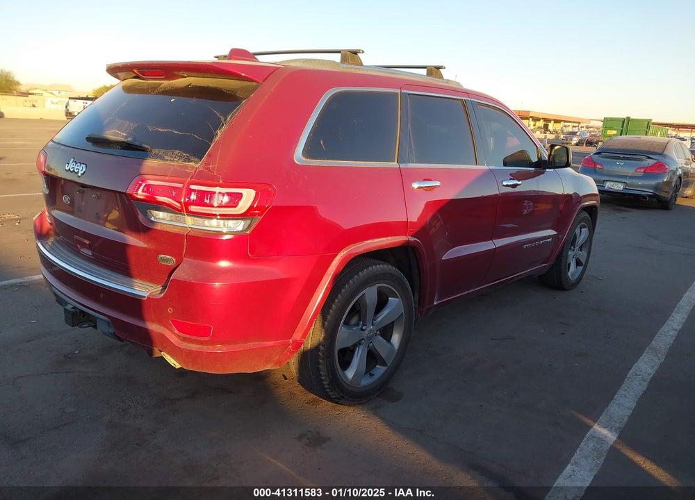 2014 JEEP GRAND CHEROKEE OVERLAND VIN: 1C4RJFCM8EC427440