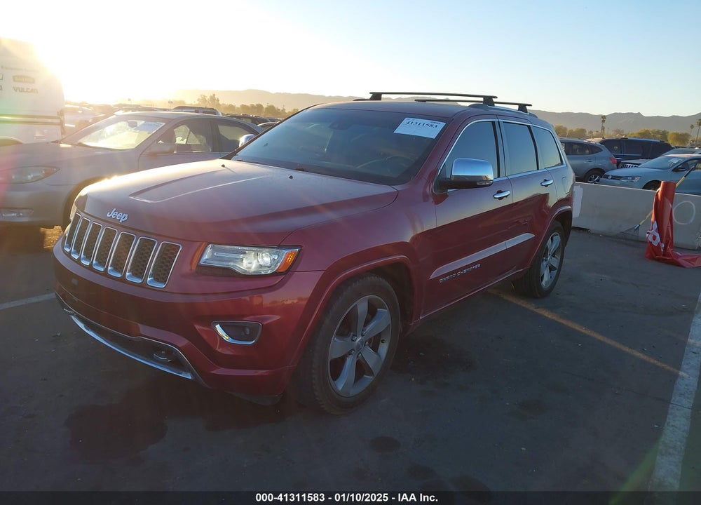 2014 JEEP GRAND CHEROKEE OVERLAND VIN: 1C4RJFCM8EC427440