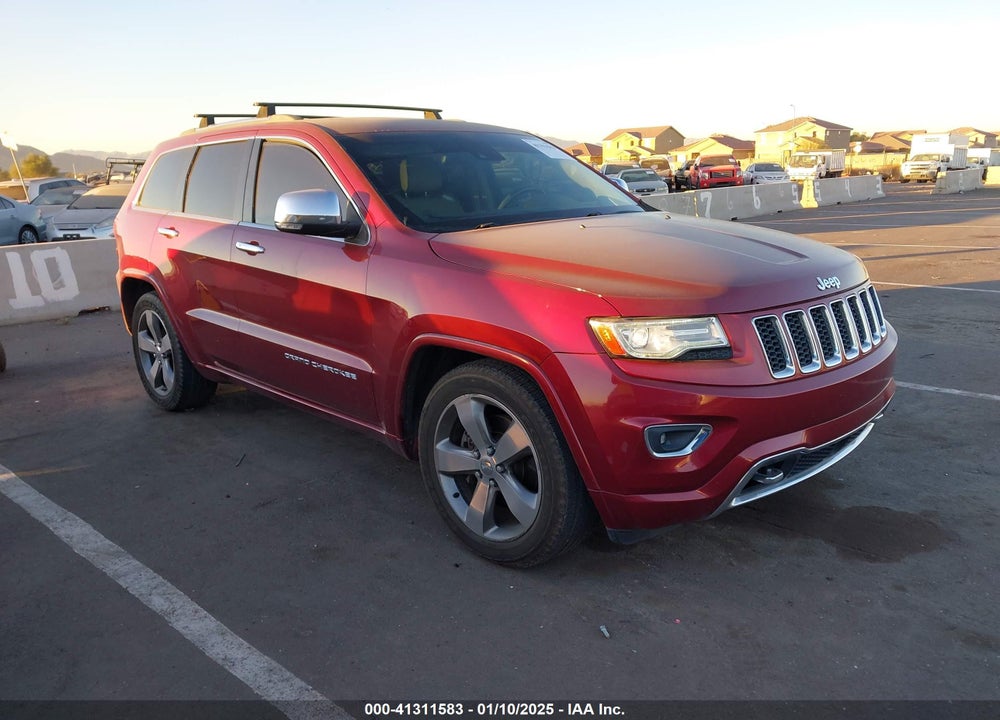 2014 JEEP GRAND CHEROKEE OVERLAND VIN: 1C4RJFCM8EC427440