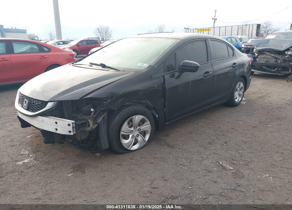 2015 HONDA CIVIC LX VIN: 19XFB2F59FE701123