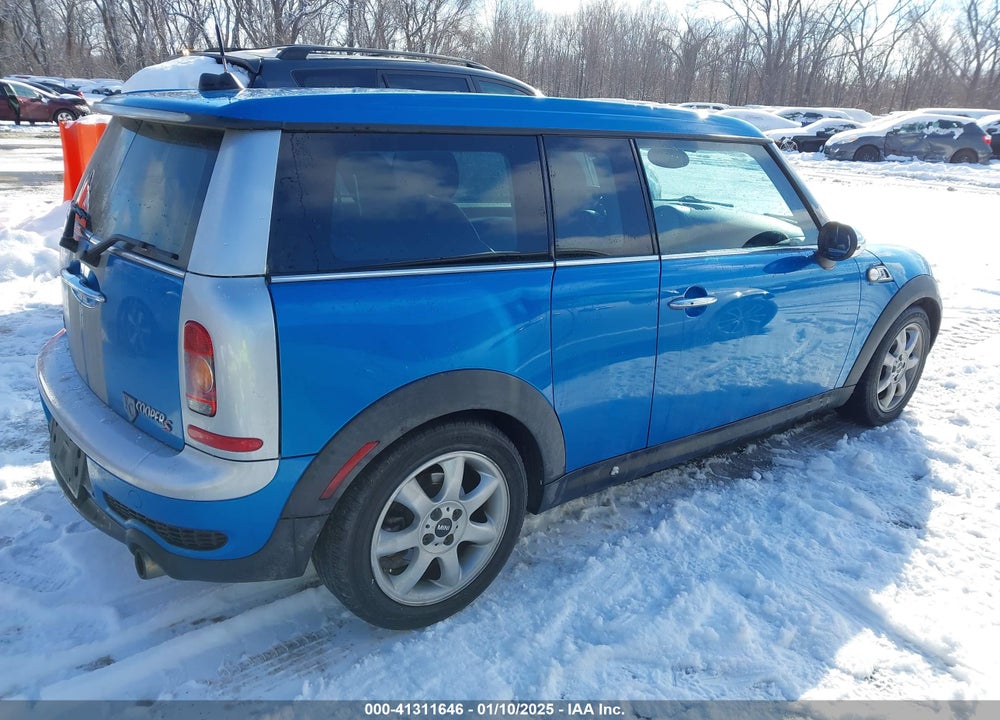 2008 MINI COOPER S CLUBMAN VIN: WMWMM33598TP88508