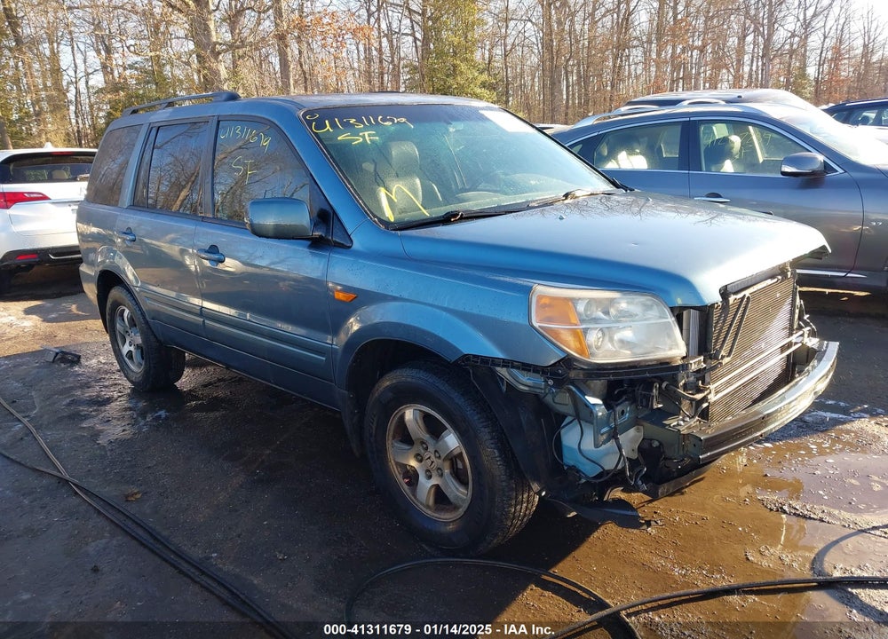 2007 HONDA PILOT EX-L VIN: 5FNYF28677B028623