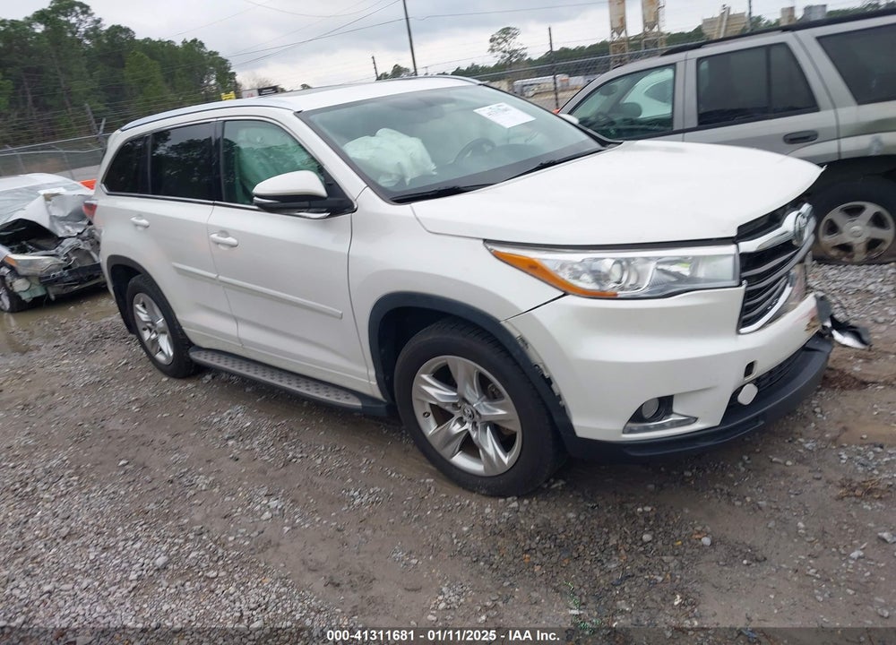 2016 TOYOTA HIGHLANDER LIMITED V6 VIN: 5TDYKRFH0GS142001