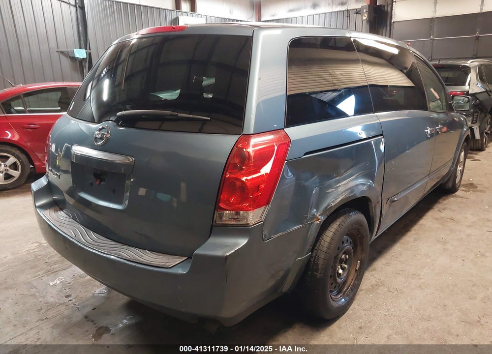 2008 NISSAN QUEST 3.5 VIN: 5N1BV28U68N118044