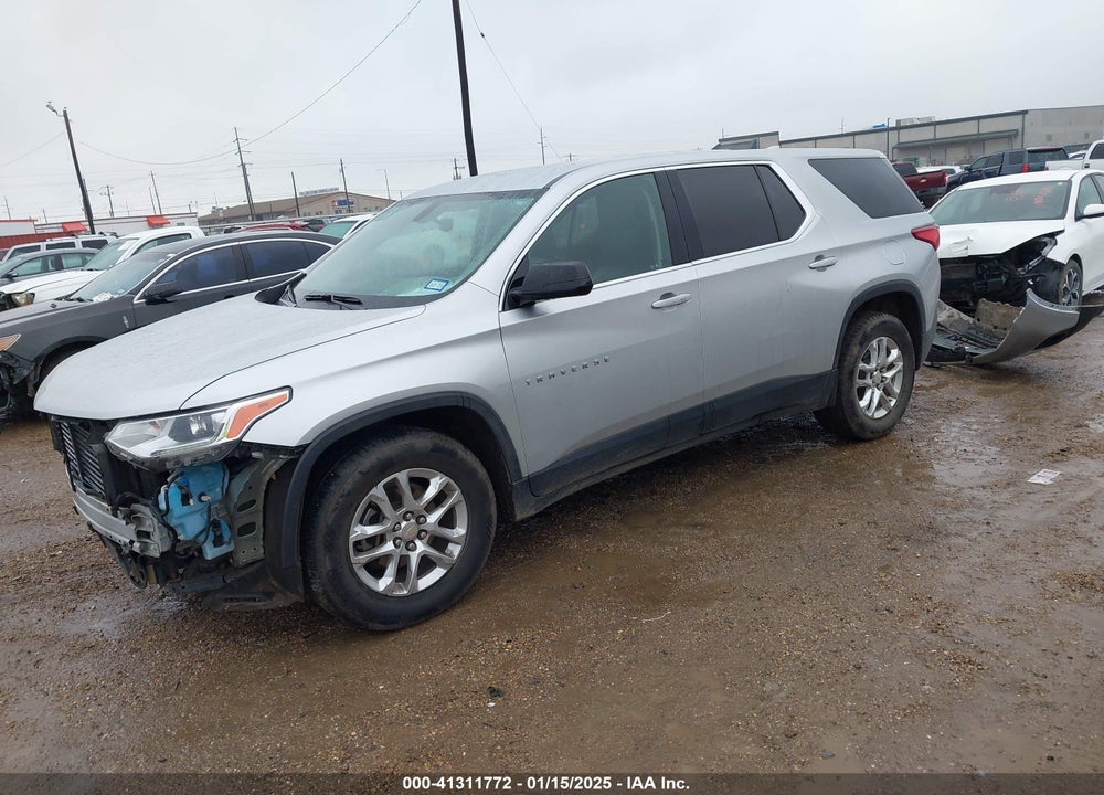 2019 CHEVROLET TRAVERSE LS VIN: 1GNERFKW4KJ300130