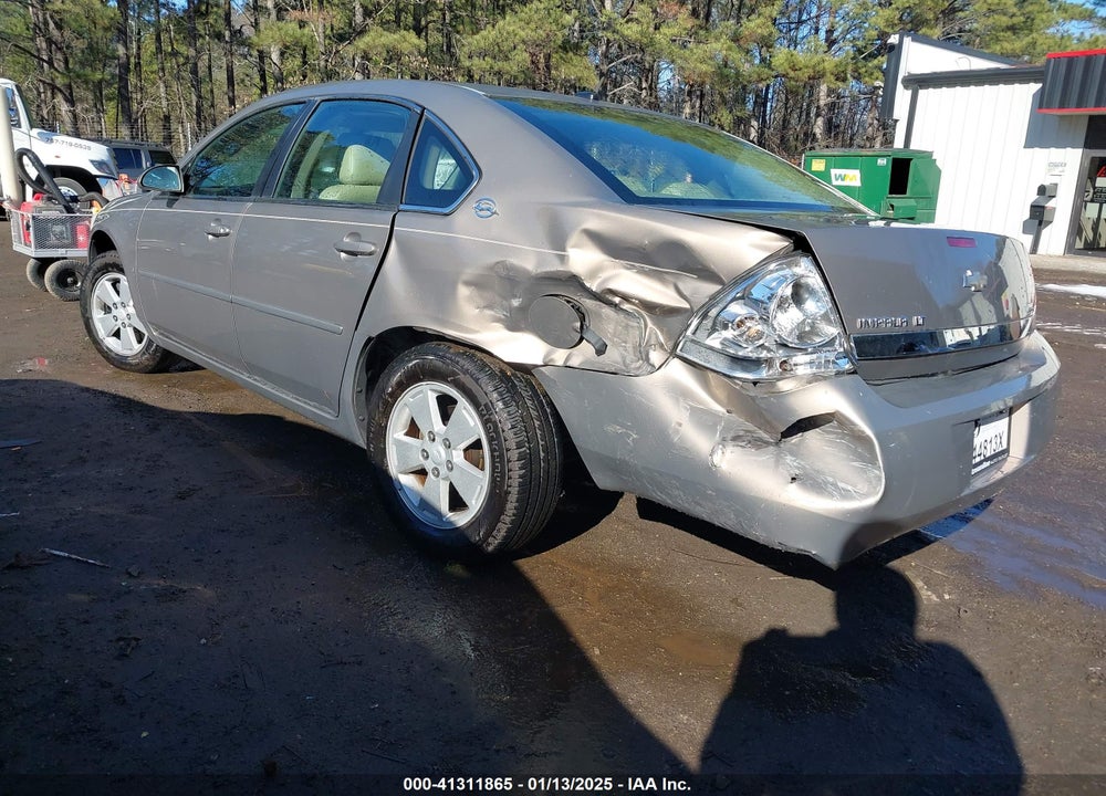 2007 CHEVROLET IMPALA LT VIN: 2G1WT58KX79146547
