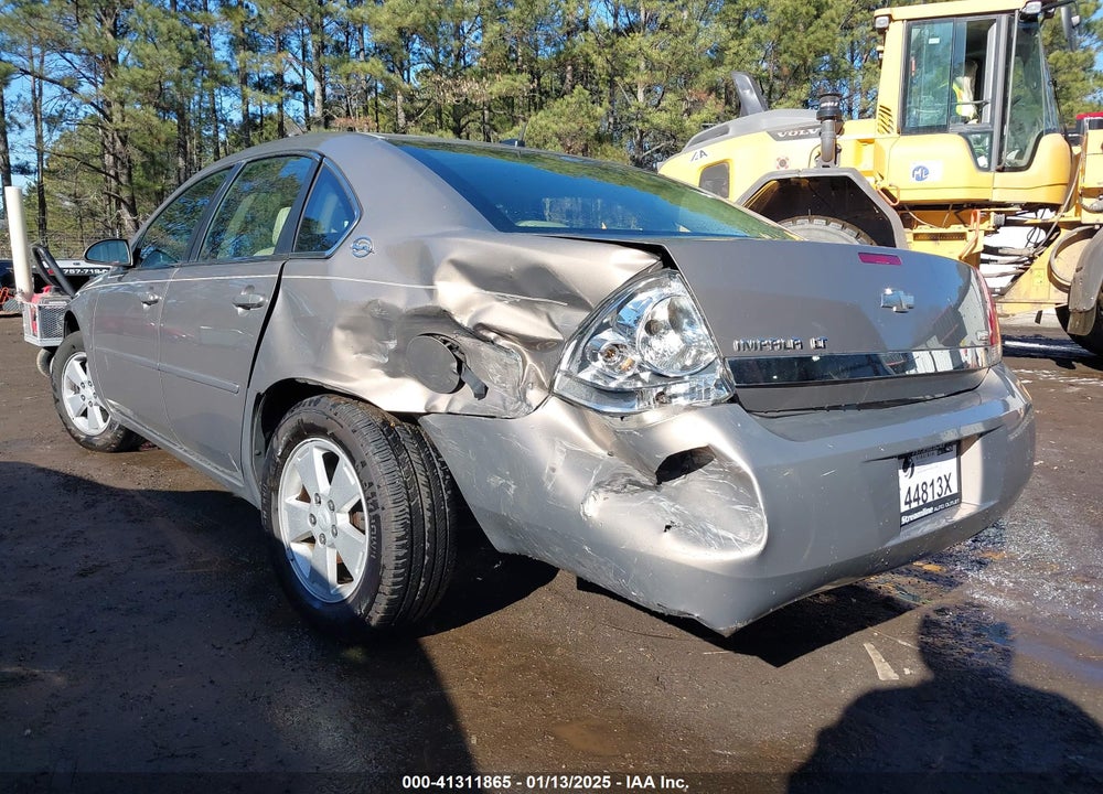 2007 CHEVROLET IMPALA LT VIN: 2G1WT58KX79146547