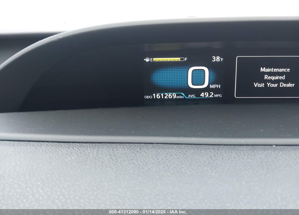 2016 TOYOTA PRIUS VIN: JTDKARFU5G3519204