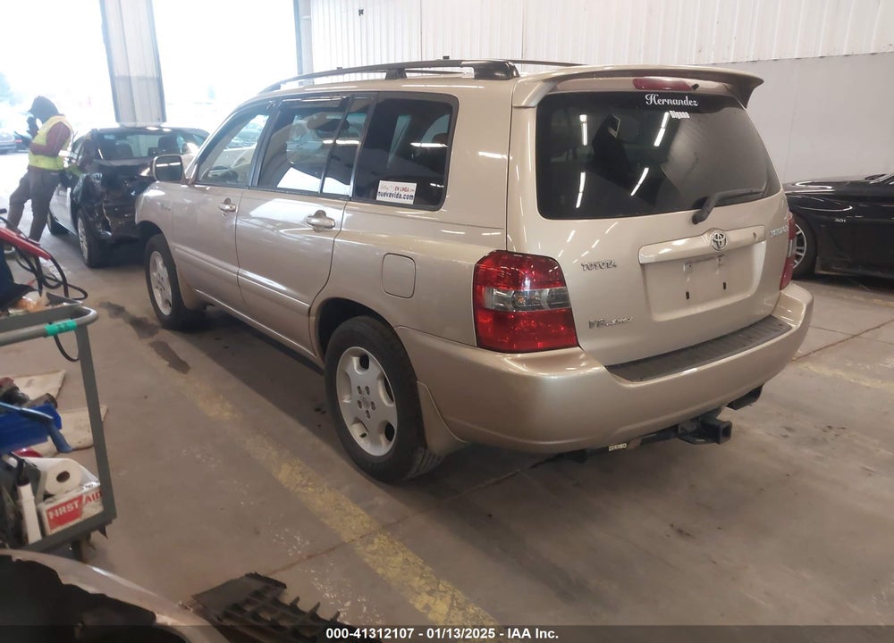 2004 TOYOTA HIGHLANDER LIMITED V6 VIN: JTEEP21A740042381