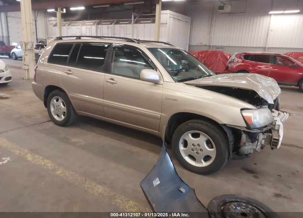 2004 TOYOTA HIGHLANDER LIMITED V6 VIN: JTEEP21A740042381