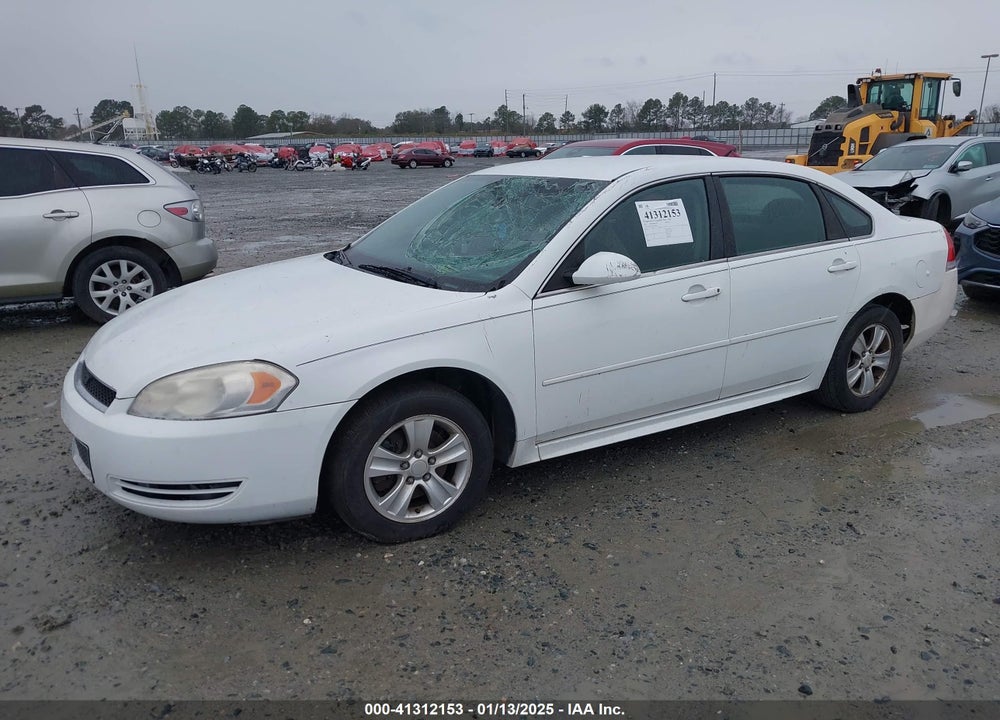 2012 CHEVROLET IMPALA LS VIN: 2G1WF5E35C1290858