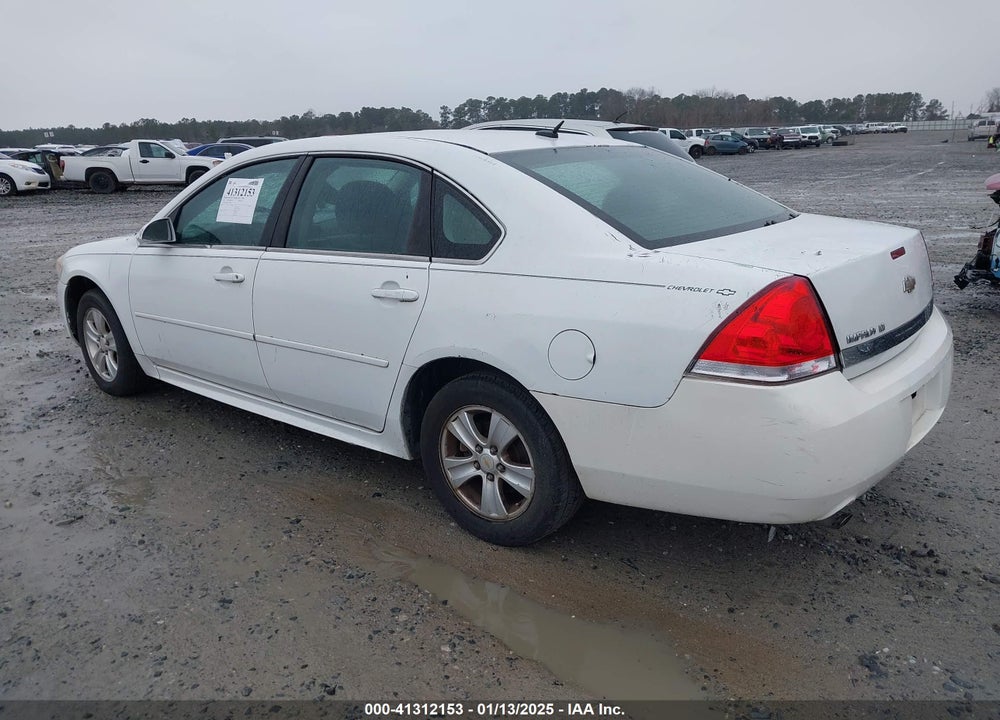 2012 CHEVROLET IMPALA LS VIN: 2G1WF5E35C1290858